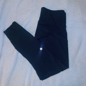 Lululemon Fast & Free 7/8 Tight II *Non-Reflective Nulux 25" Size 6